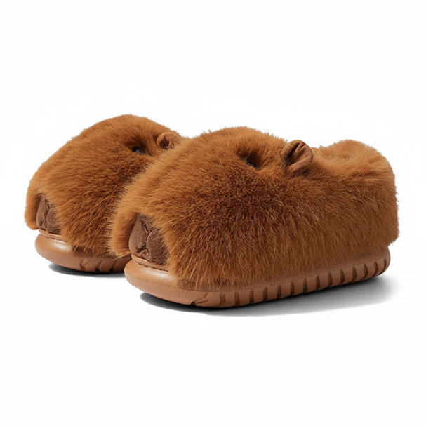 Sleepy Capybara Slippers – Cozy Comfort with a Cute Twist | Cloudsharks Friends